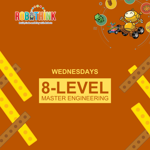 WEDNESDAYS Burlington Robotics Workshop 8-Level Master Engineering - Fall 2023 (2023-10-11 - 2023-11-29)